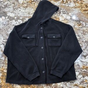 Black Hooded Jacket